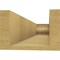 Ekena Millwork 6in. W x 4in. H x 24in. L Greensboro Woodgrain TimberThane Rafter Tail, Primed Tan RFTUR06X04X24GRNRCPR - alternate 5